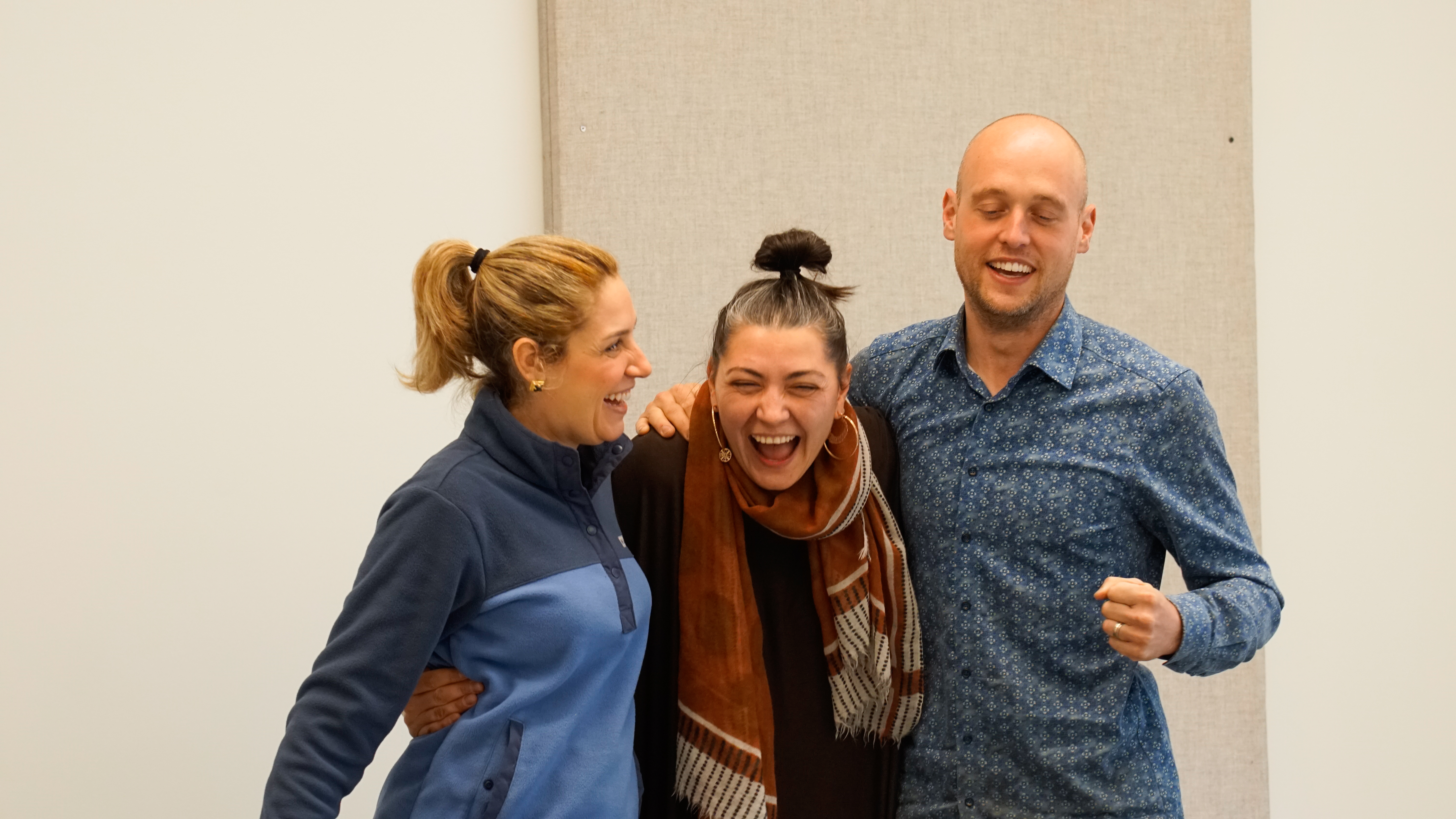School of Theatre Improv Class Smiling