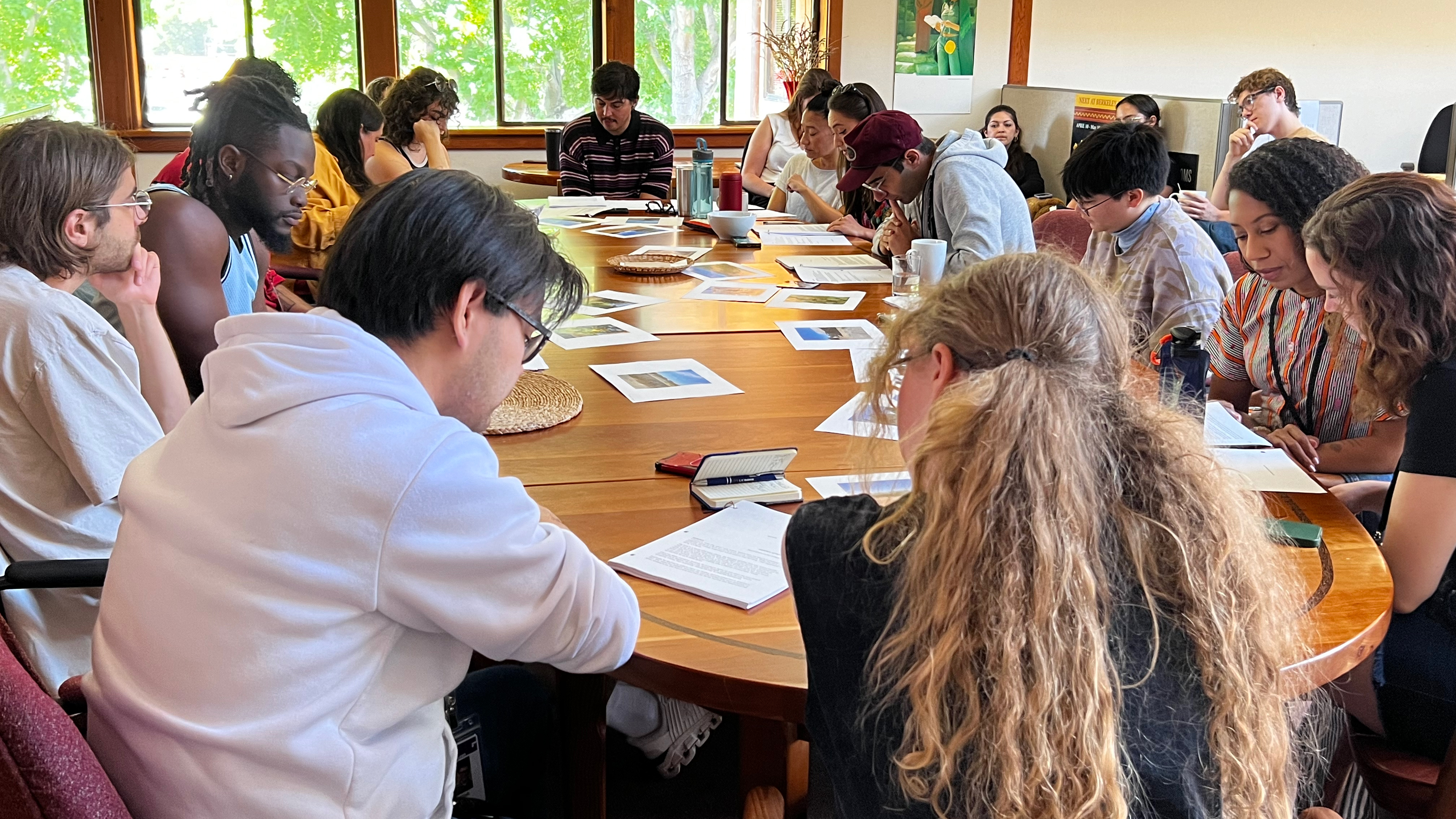 The Orchards table reading (photo by Beatriz Hernandez/Berkeley Rep)