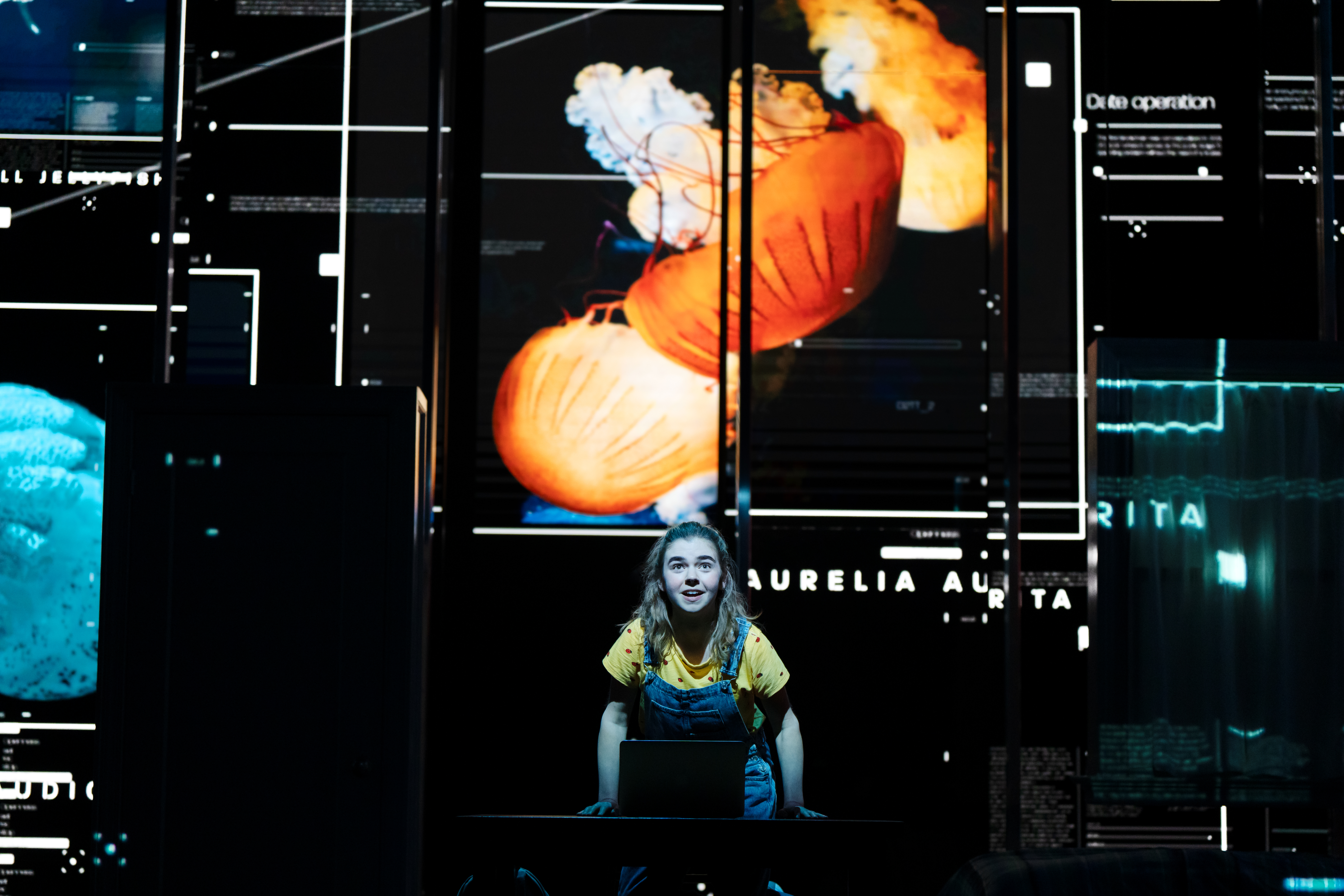 6 Matilda Lawler in the world premiere of The Thing About Jellyfish. (Photo by Julieta Cervantes/Berkeley Rep)
